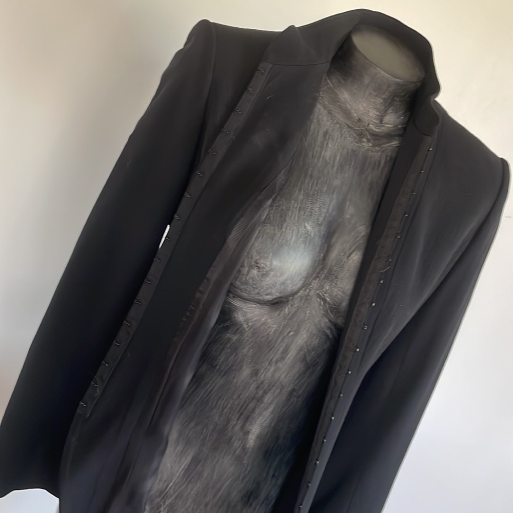 Pin-Striped Black Jacket-Designer - Picture 9 of 9